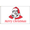 Merry Christmas Flag, 3' x 5' Nylon with Header and Grommets