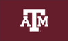 Texas A&M University Flag - Maroon W/White Atm Double Sided/Read Correct  Size 4' x 6' Appliqued w/ Header and Grommets