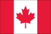 Canada Outdoor Nylon Flag, 10ft x 15ft with Heading and D-Rings (Open Market)