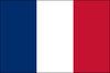 France Outdoor Nylon Flag, 10ft x 15ft with Heading and D-Rings (Open Market)
