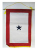 1 Blue Star Service Banner 8" x 15", ServiceBanner1Star