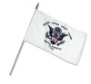 US Coast Guard Stick Flag, 12" x 18", Printed E-Poly, HHCG12X18