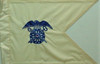 U.S. Army Quartermaster Guidon Flag, Nylon Applique, PoleHem with Swallowtail, Size 20" x 27.75"