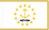  Rhode Island Presentation Flag & Flagpole Set 