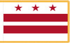  District of Columbia Presentation Flag & Flagpole Set 