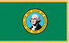 Washington Indoor State Flag Front