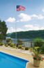 15'-25' External Halyard Stationary Aluminum Flagpole