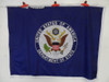 Department of State Nylon Applique Flag, 4'X6' with Pole Hem and Fringe Department of State Nylon Applique Flag, 4'X6' with Pole Hem and Fringe