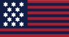Simcoe/Yorktown Flag, 5' x 8', Nylon Applique with Header & Grommets