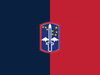 172nd Infantry Brigade Flag, 10" x 15", Nylon Applique for Framing