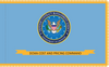 Defense Contract Management Agency (Cost and Pricing) Flag, Size 3' X 5' with Pole Hem and Gold Fringe