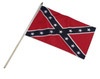 Confederate Stick Flag 12" X 18", HHConfederate12x18