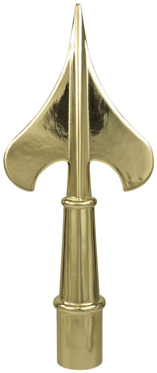 Flagpole Army Spear Ornament, No Ferrule, Gold