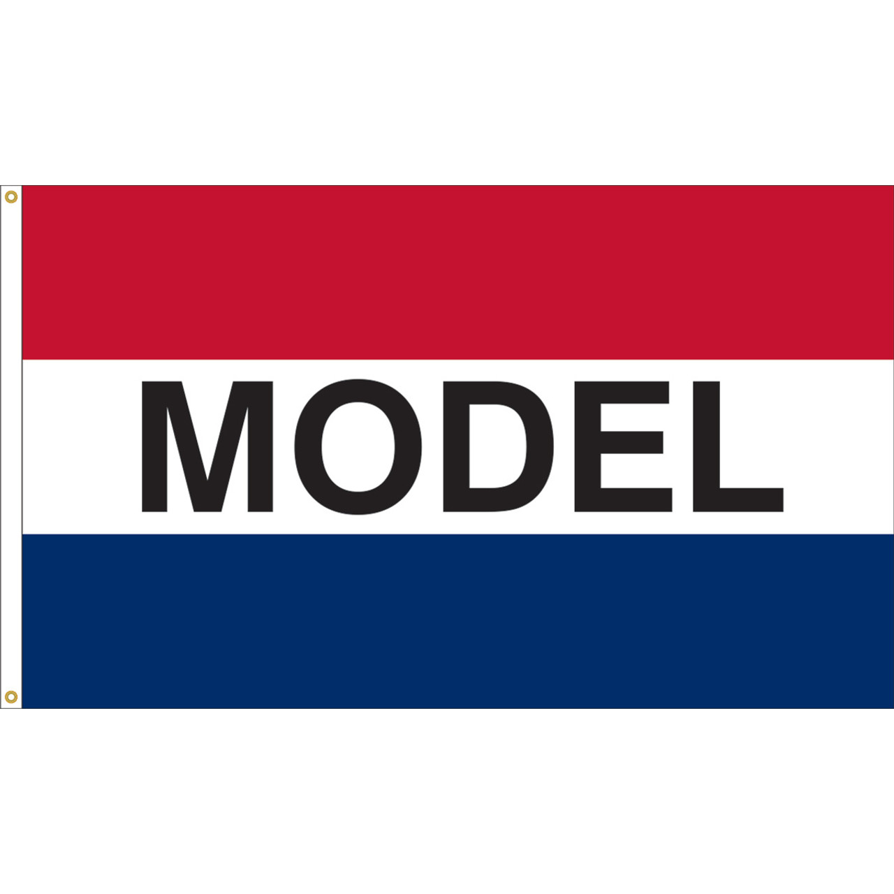 3'x5' Message Flag "MODEL"