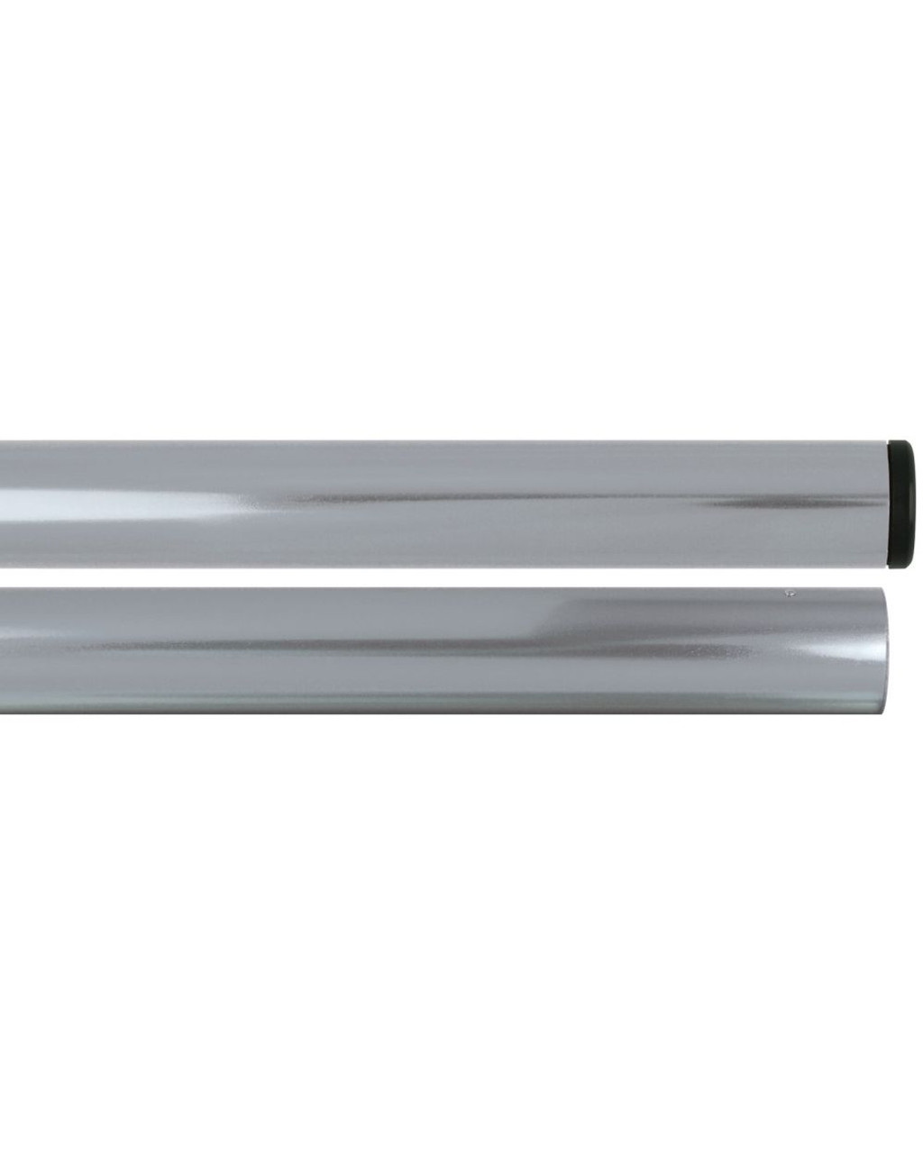 7' x 1" Aluminum Marching Band Pole, Silver, 2 Section MP-5, 050335