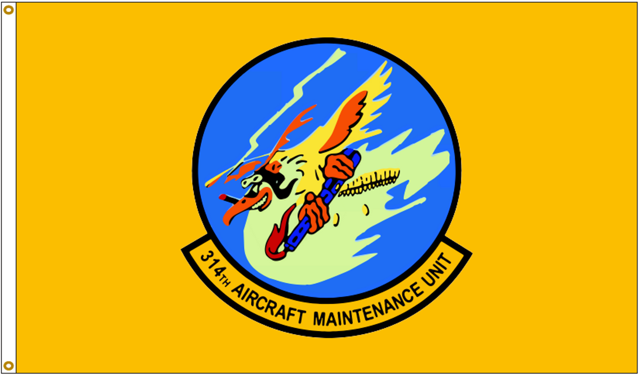 2'x3' 314th AMU REPEAT OF #779 Custom Digital Flag