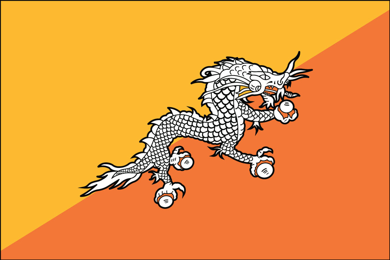Bhutan (UN) Outdoor Flag Nylon - Made in U.S.A.