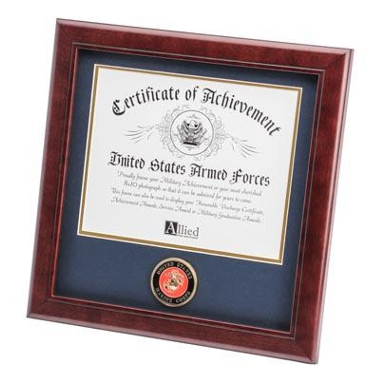 Certificate of Achievement, 12in x 12in, Marine Corps