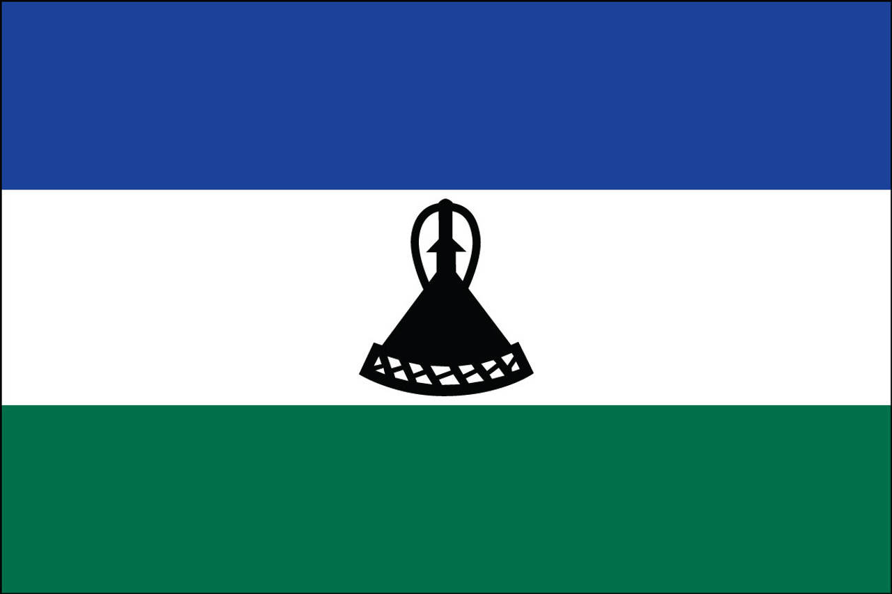 Lesotho (UN) Outdoor Flag Nylon
