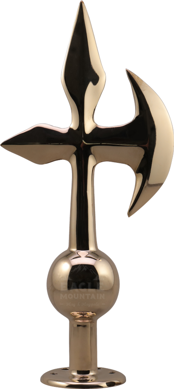 Flagpole Halberd Ornament