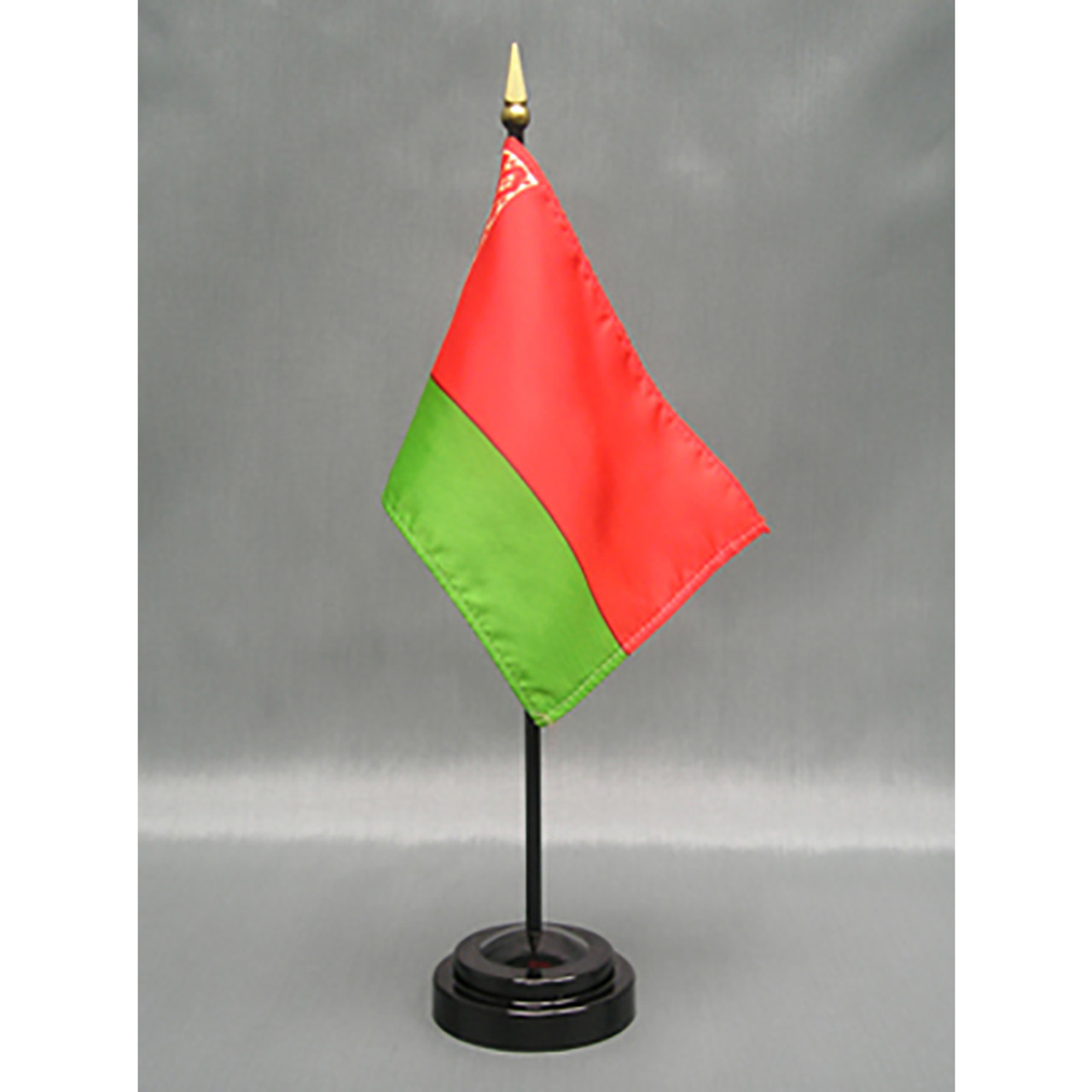 Belarus Stick Flag 4"x6" E-Gloss (Stand Sold Separately)