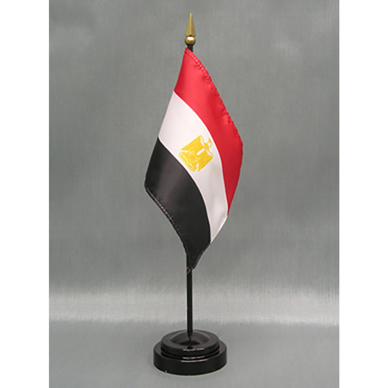 Egypt Stick Flag 4"x6" E-Gloss, 12 Pack