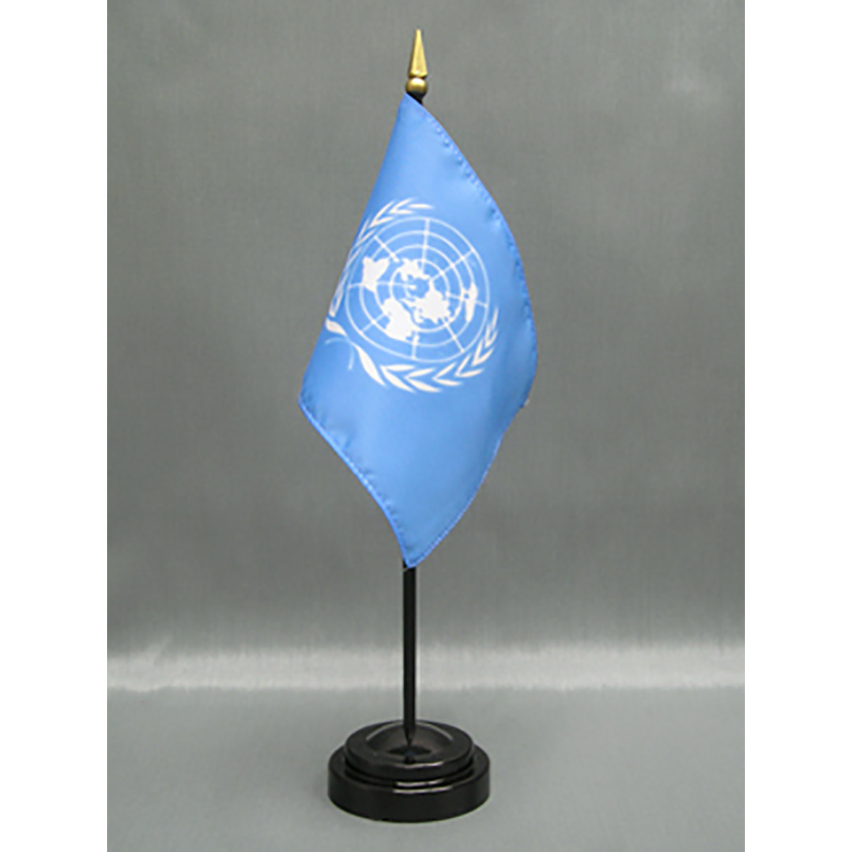 United Nations 4"x6" Stick Flag - 12 Pack