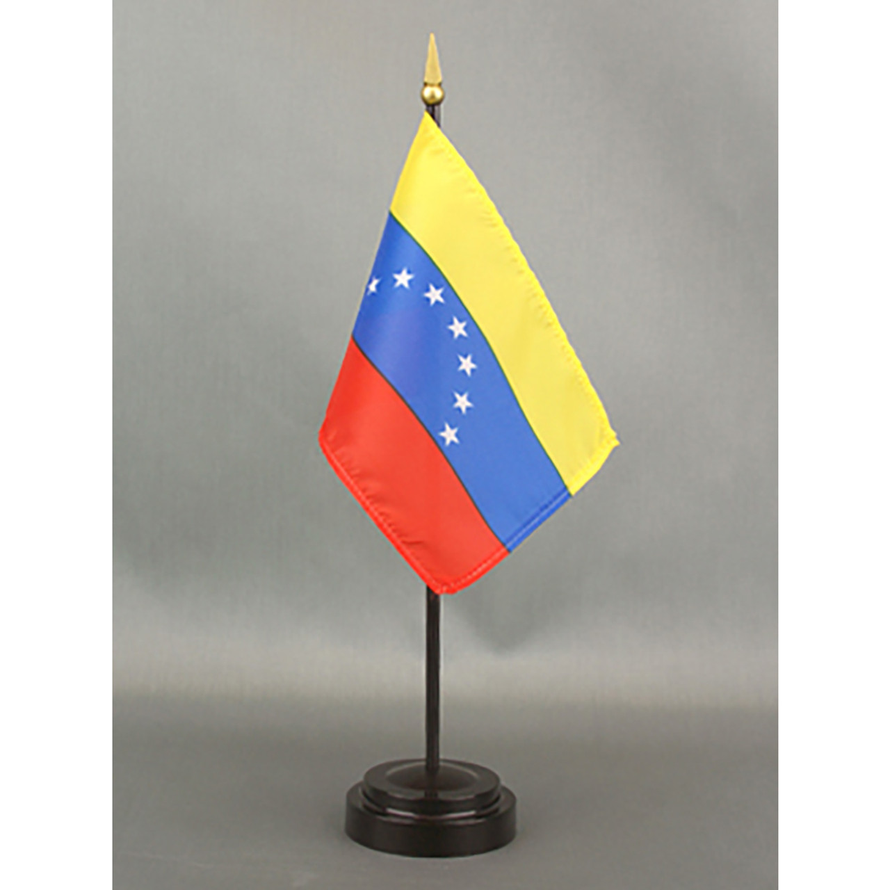 Venezuela Stick Flag 4"x6" E-Gloss, 12 Pack