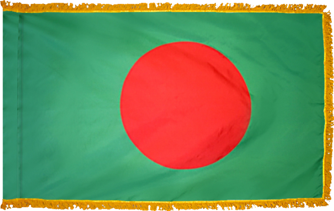 Bangladesh Flag (UN) Indoor Nylon