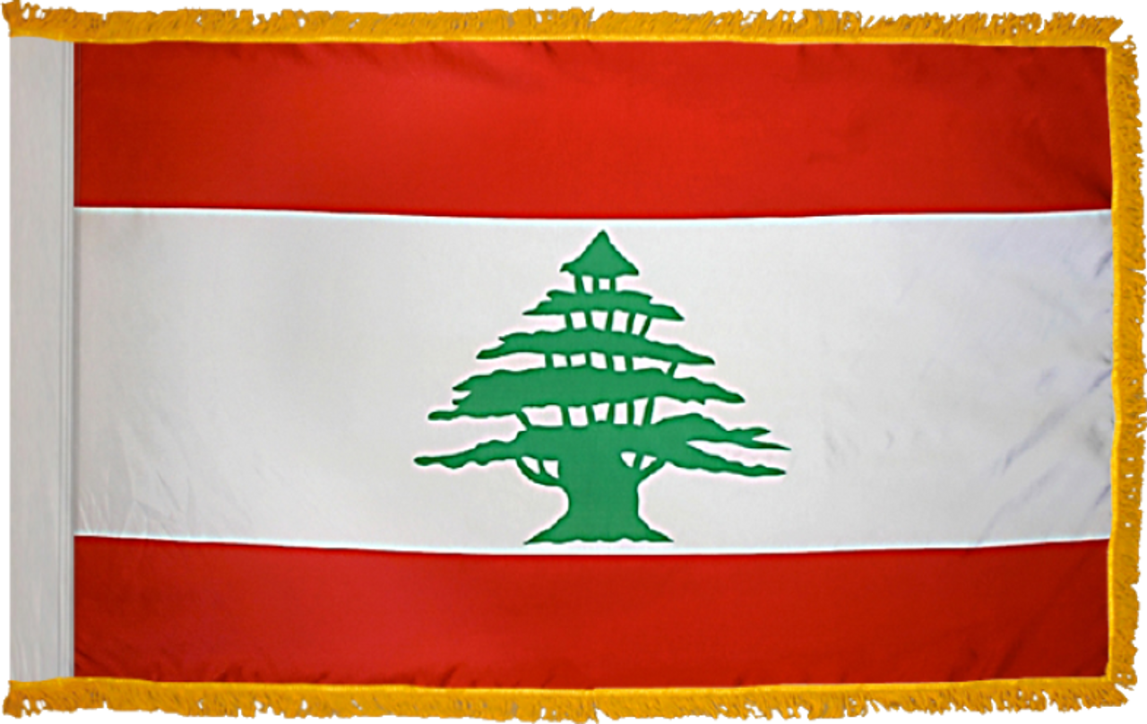 Lebanon Flag (UN) Indoor Nylon