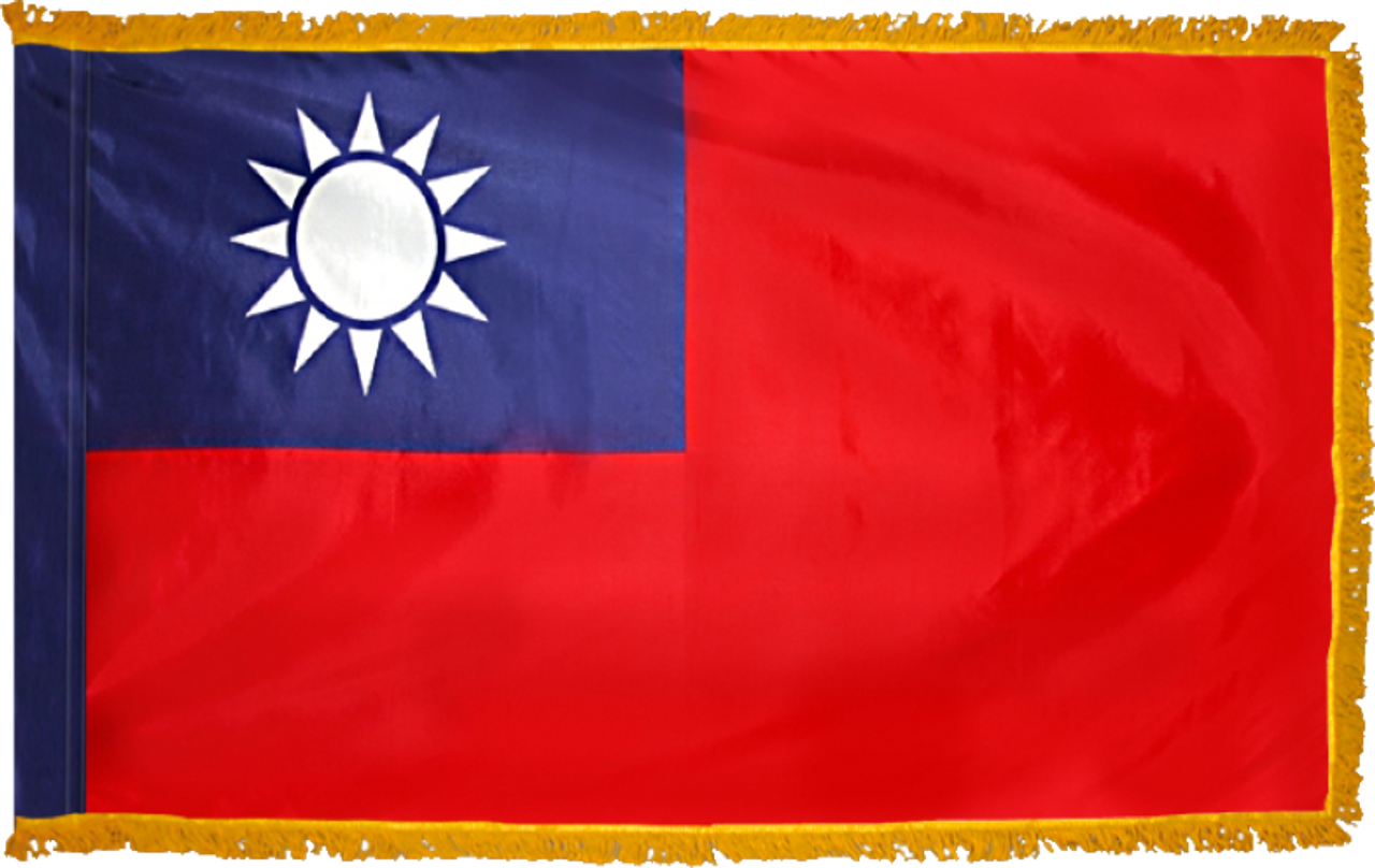 Taiwan Flag Indoor Nylon