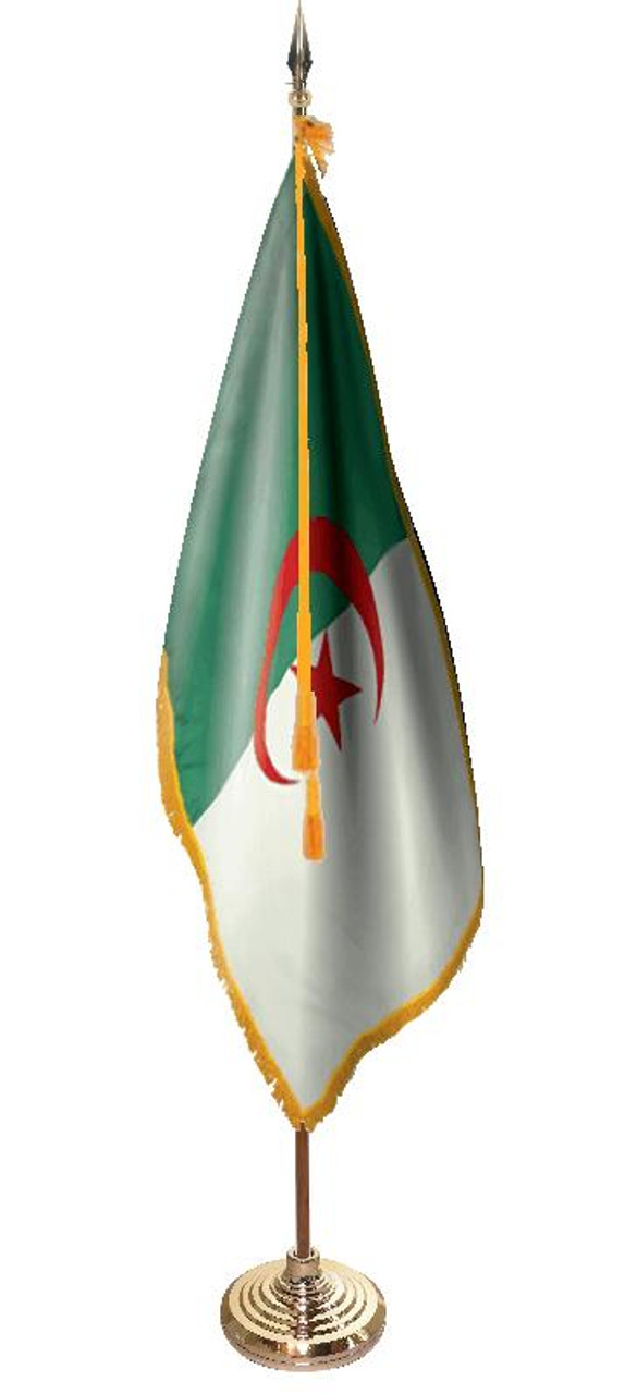  Algeria Presentation Flag & Flagpole Set 