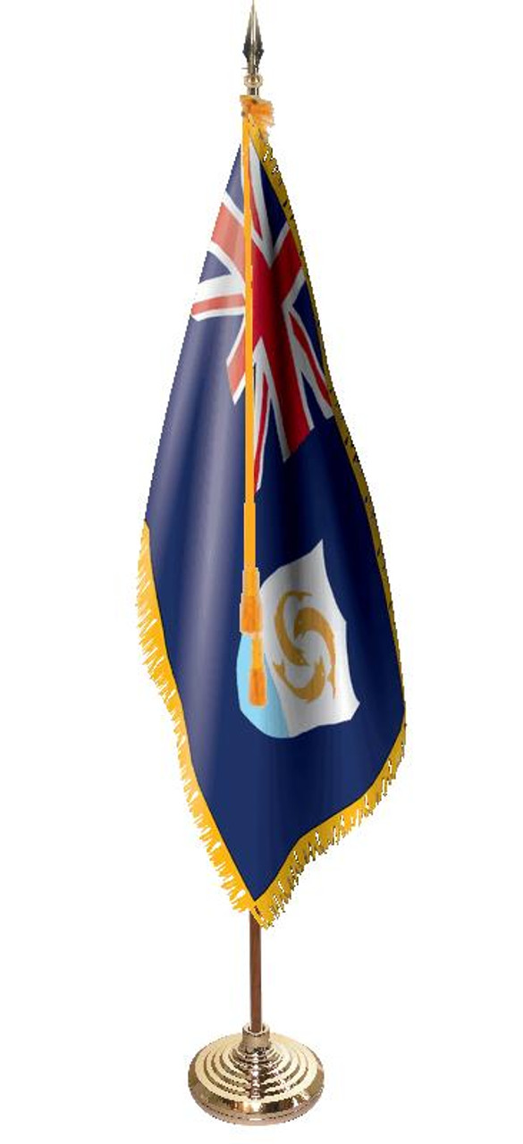  Anguilla Presentation Flag & Flagpole Set 