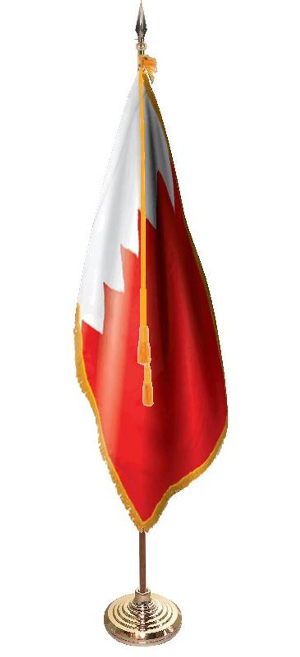  Bahrain Presentation Flag & Flagpole Set 