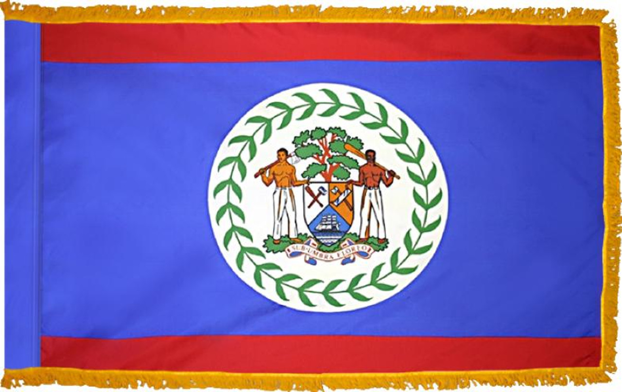  Belize Presentation Flag & Flagpole Set 