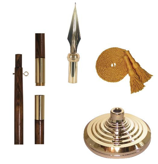  Benin Presentation Flag & Flagpole Set 