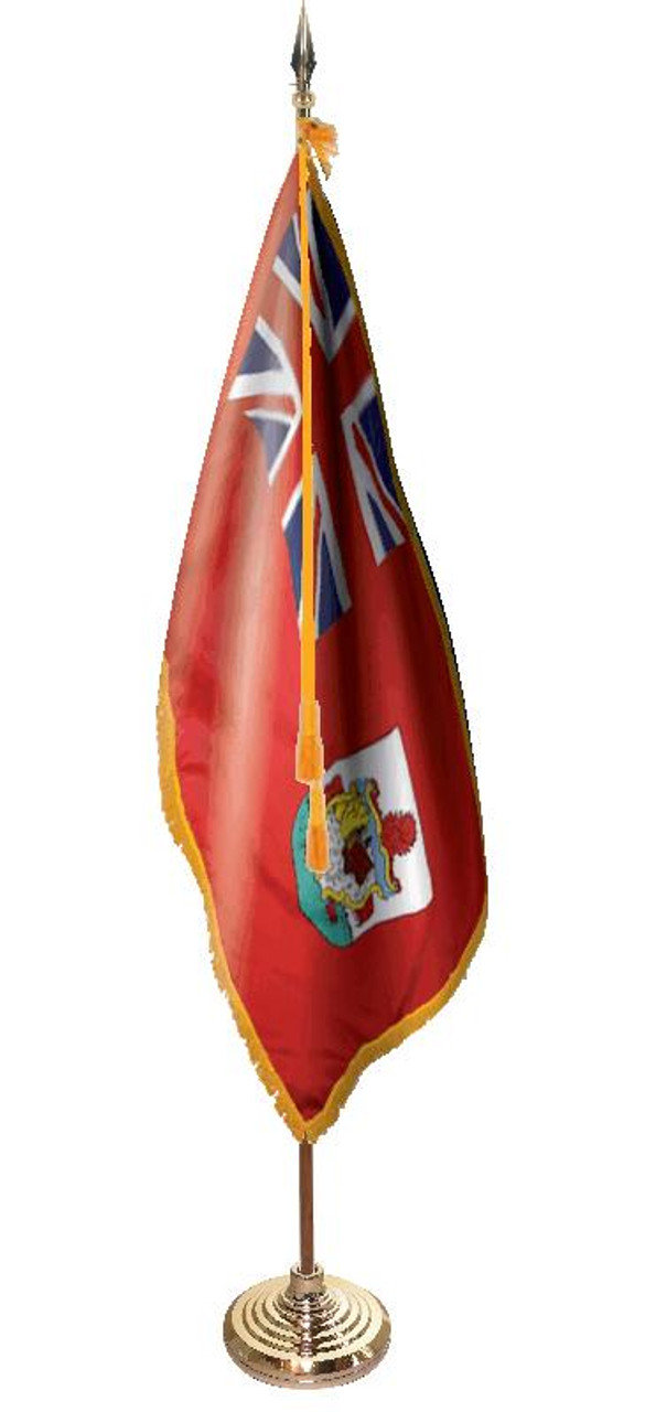  Bermuda Presentation Flag & Flagpole Set 