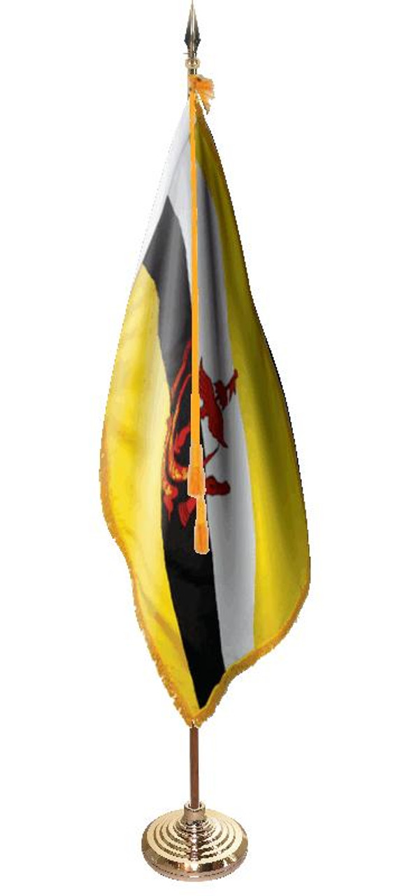  Brunei Presentation Flag & Flagpole Set 