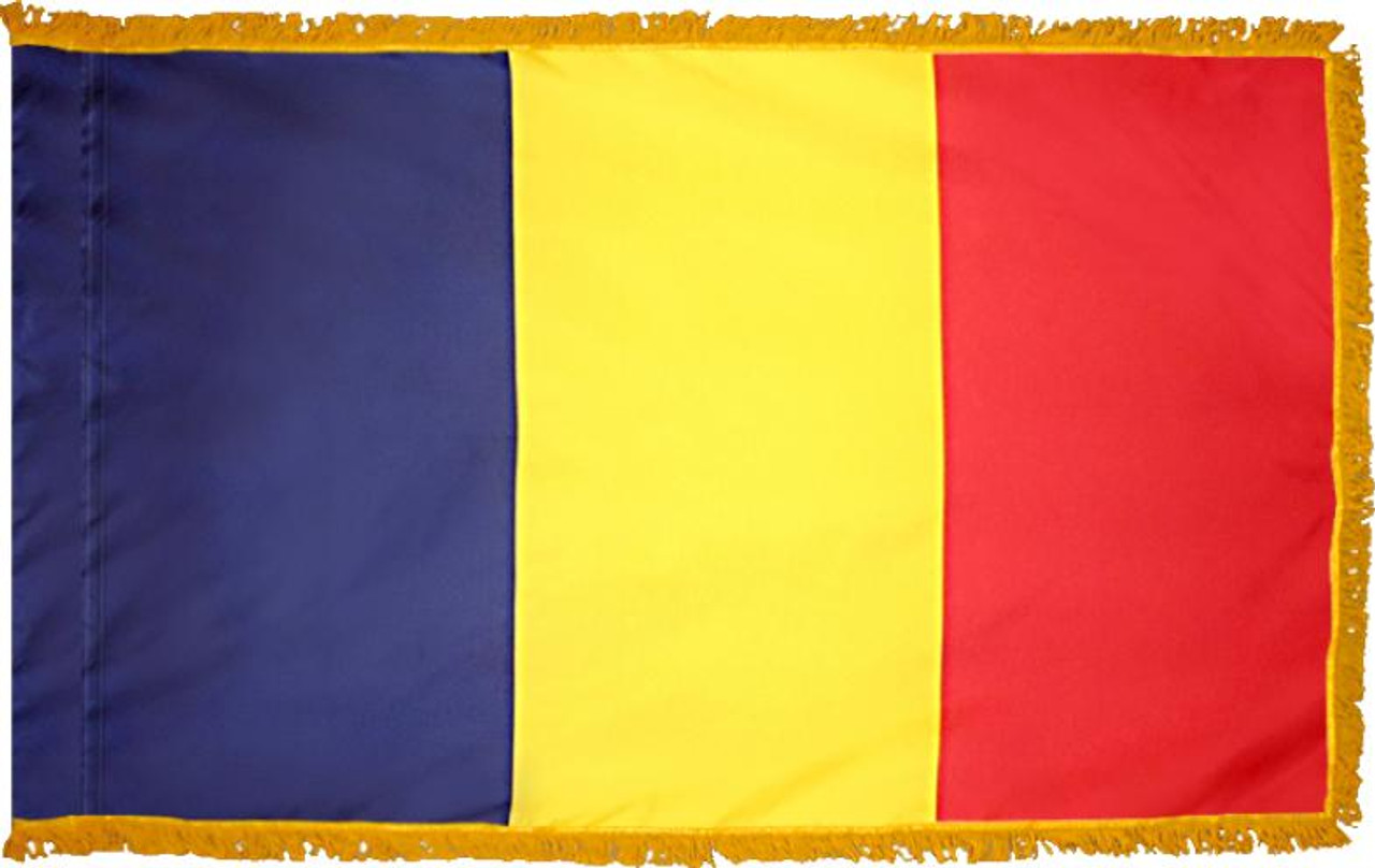  Chad Presentation Flag & Flagpole Set 