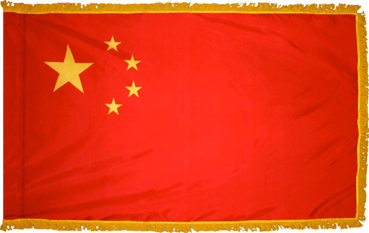  China Presentation Flag & Flagpole Set 