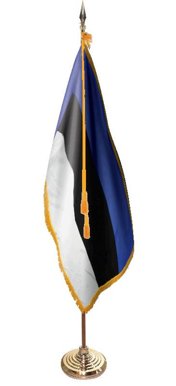  Estonia Presentation Flag & Flagpole Set 