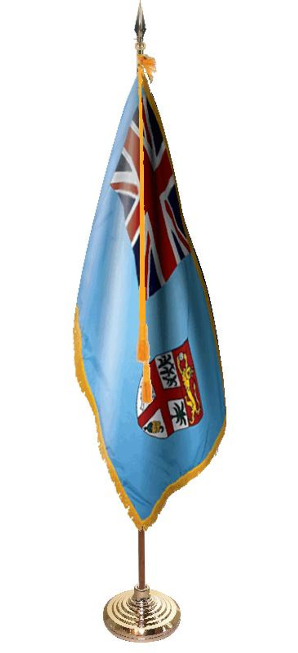  Fiji Presentation Flag & Flagpole Set 
