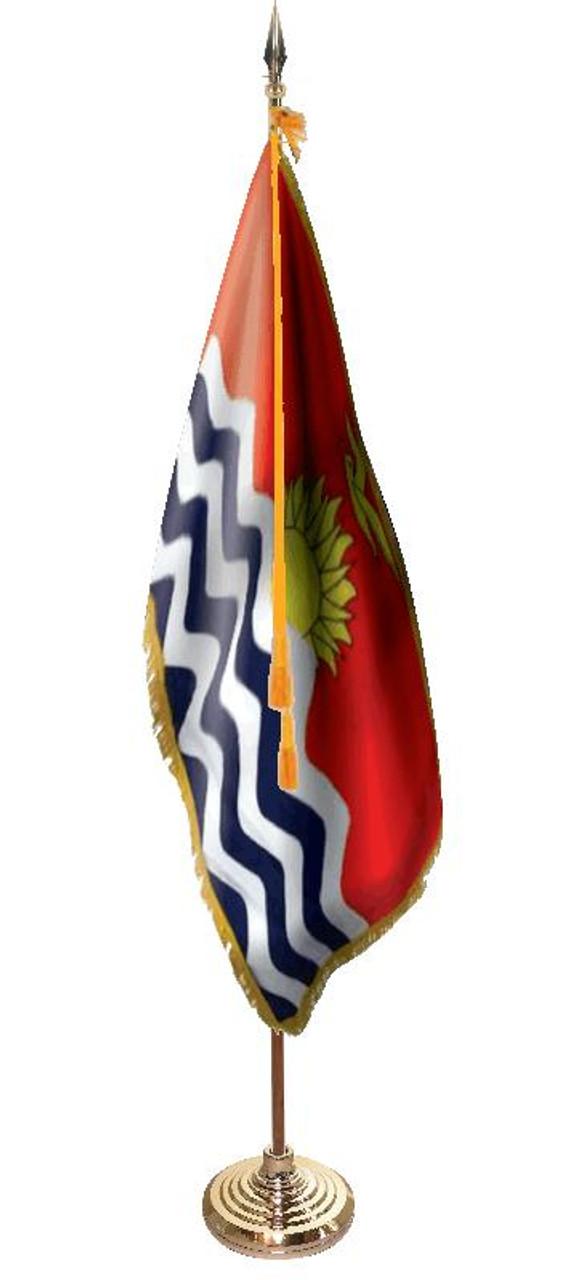  Kiribati Presentation Flag & Flagpole Set 