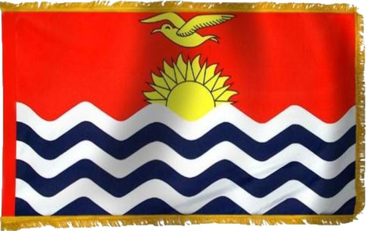  Kiribati Presentation Flag & Flagpole Set 