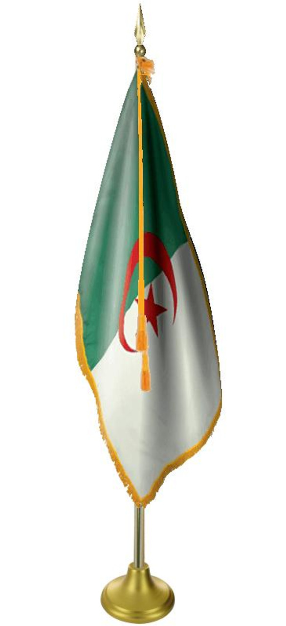  Algeria 11' Presentation Flag & Flagpole Set 