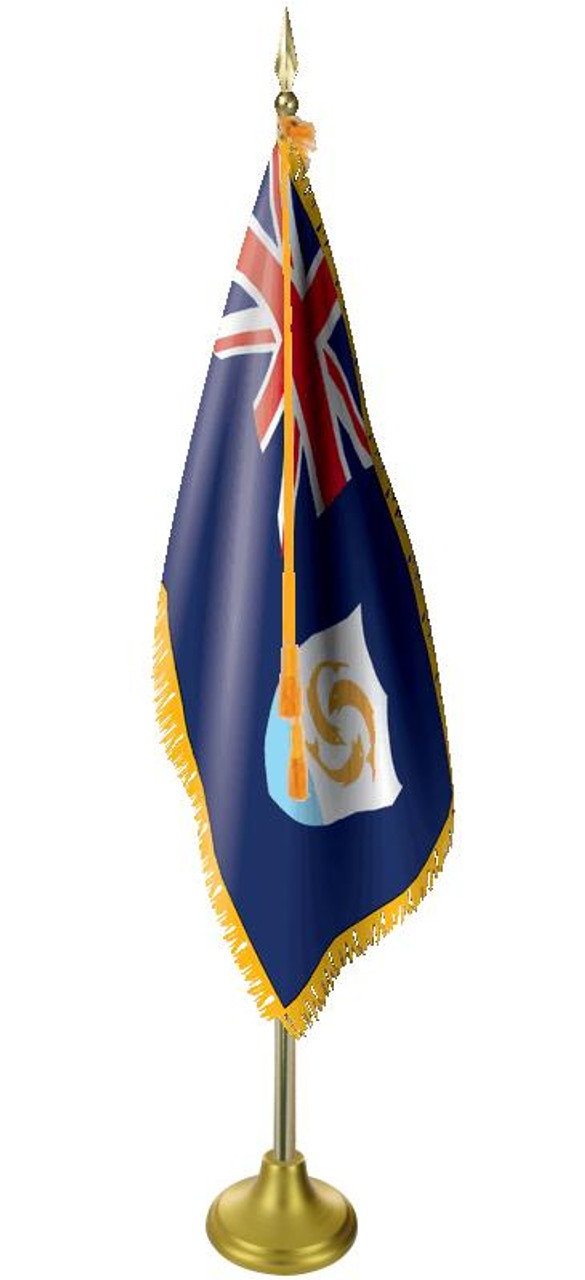  Anguilla 11' Presentation Flag & Flagpole Set 
