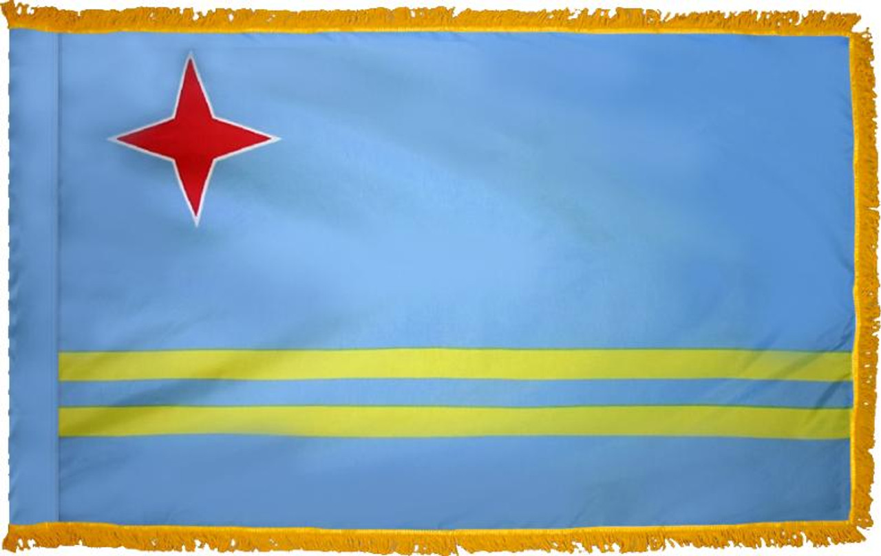 Aruba 11' Presentation Flag & Flagpole Set   Aruba 11' Presentation Flag & Flagpole Set