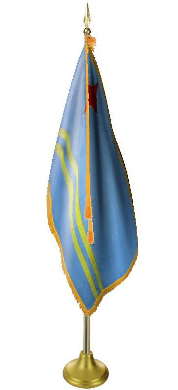 Aruba 11' Presentation Flag & Flagpole Set   Aruba 11' Presentation Flag & Flagpole Set