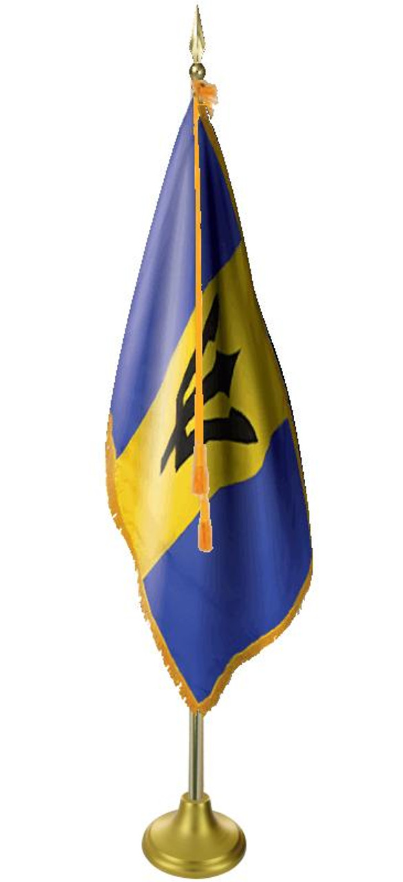  Barbados 11' Presentation Flag & Flagpole Set 