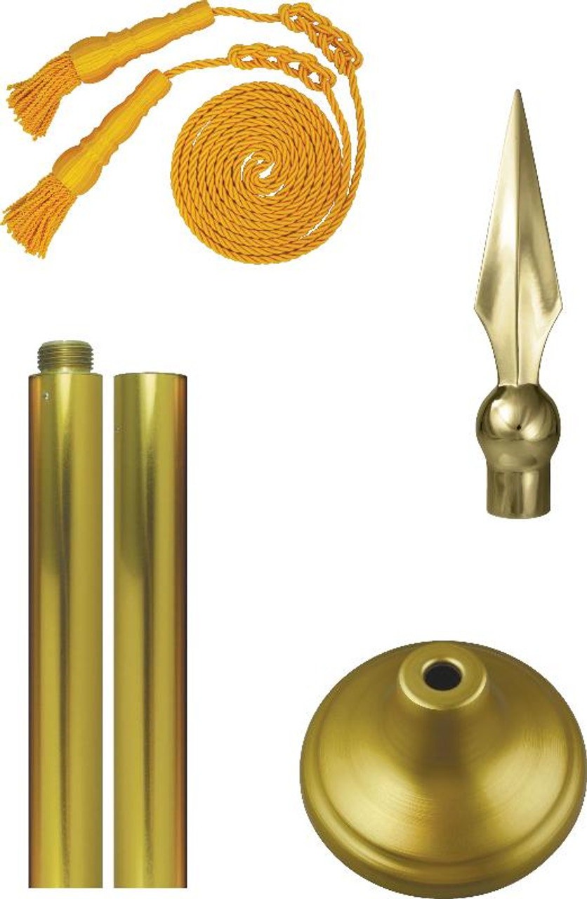  Cameroon 11' Presentation Flag & Flagpole Set 